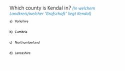 Welcome Kendal