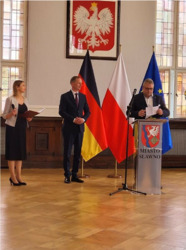 Besuch zum Stadtfest am in Slawno am 20. Mai 2023