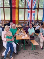 Besuch von WOSP aus Kendal beim Sommerfest der Lebenshilfe im August 2023
