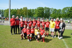 Fussballmannschaft MKS Slawa aus Slawno beim SC Rinteln