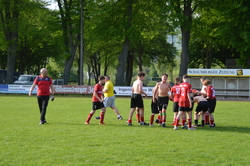 Fussballmannschaft MKS Slawa aus Slawno beim SC Rinteln