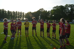 Fussballmannschaft MKS Slawa aus Slawno beim SC Rinteln