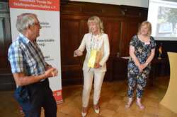 Empfang im Rathaus mit Einweihung des Gedenksteins