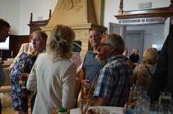 Empfang im Rathaus mit Einweihung des Gedenksteins